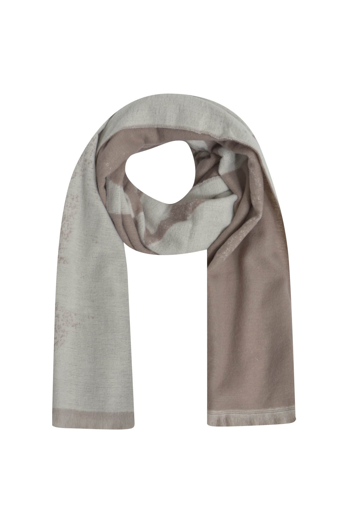 Milano Cream Print Scarf