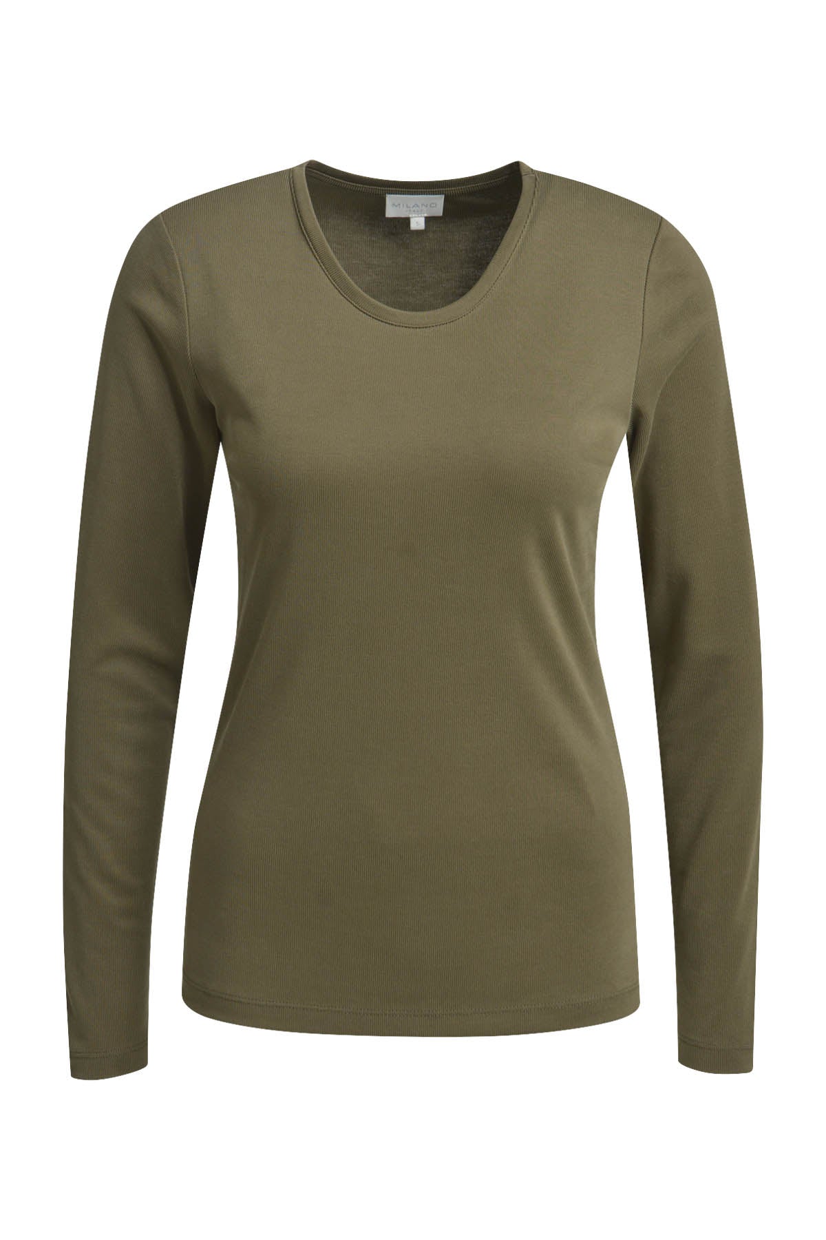 Milano Khaki Long Sleeve T-Shirt