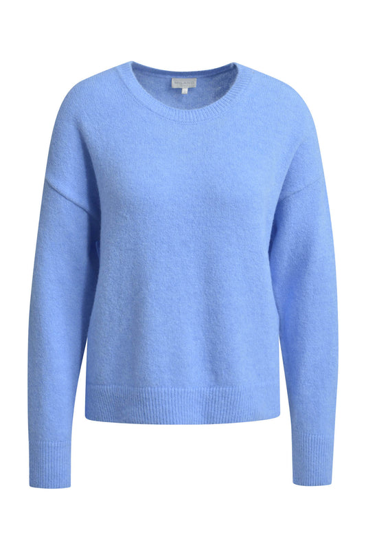 Milano Cornflower Blue Round Neck Jumper
