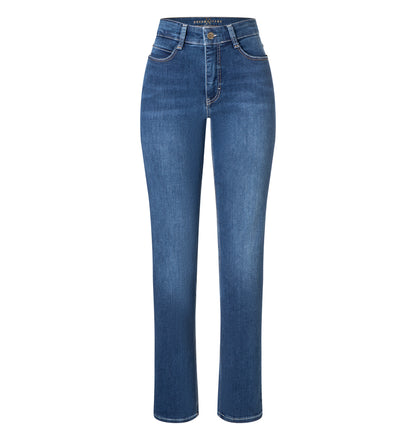 Mac Dream Mid Blue Straight Leg Jeans
