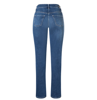 Mac Dream Mid Blue Straight Leg Jeans