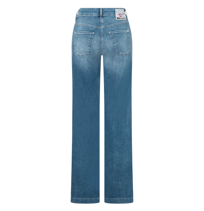 Mac Dream Wide Summer Mid Blue Jeans