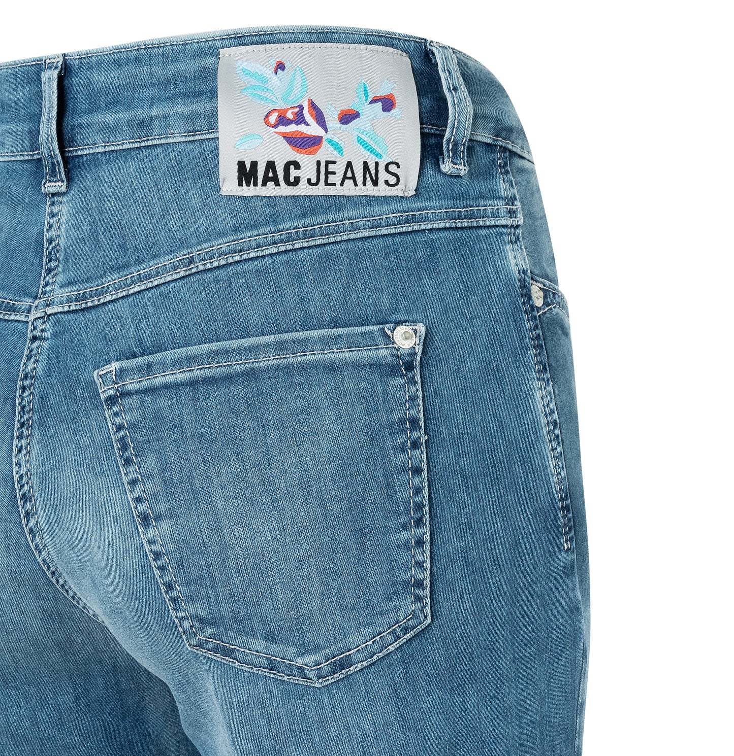 Mac Dream Wide Summer Mid Blue Jeans