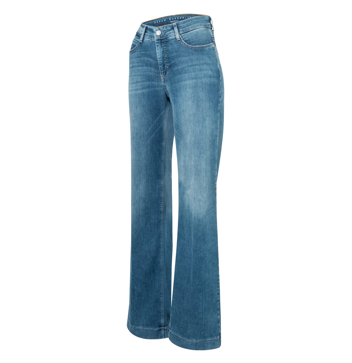 Mac Dream Wide Summer Mid Blue Jeans