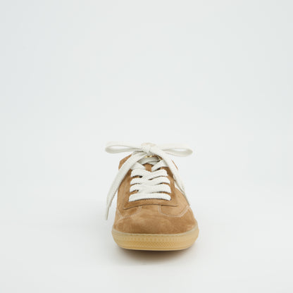 Paul Green Brown/Off White Suede Trainers