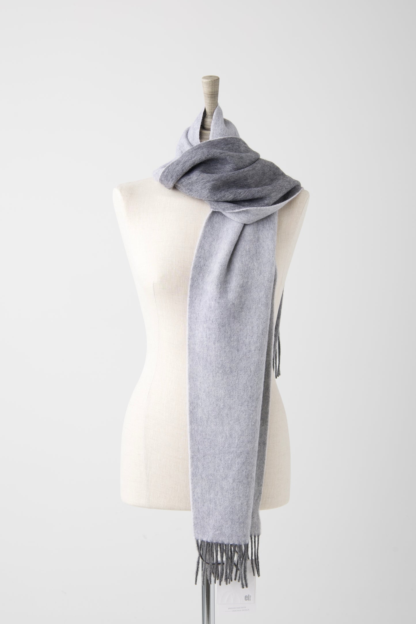 el2 Grey Contrast Scarf