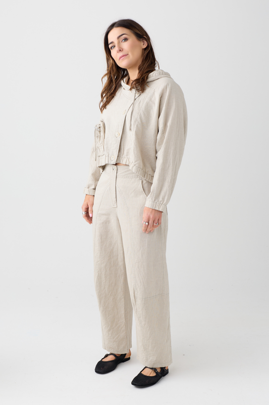 Lurdes Bergada Natural Barrel Trouser