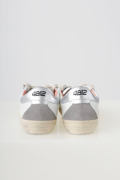 4B12 Suprime Silver/Zebra Trainers