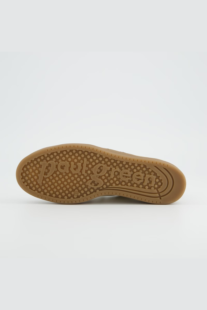 Paul Green Beige Soft Suede/Times Biscuit Trainer