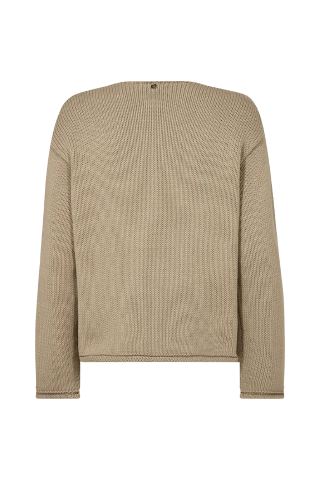 Mos Mosh Bine Sesame V-neck Jumper