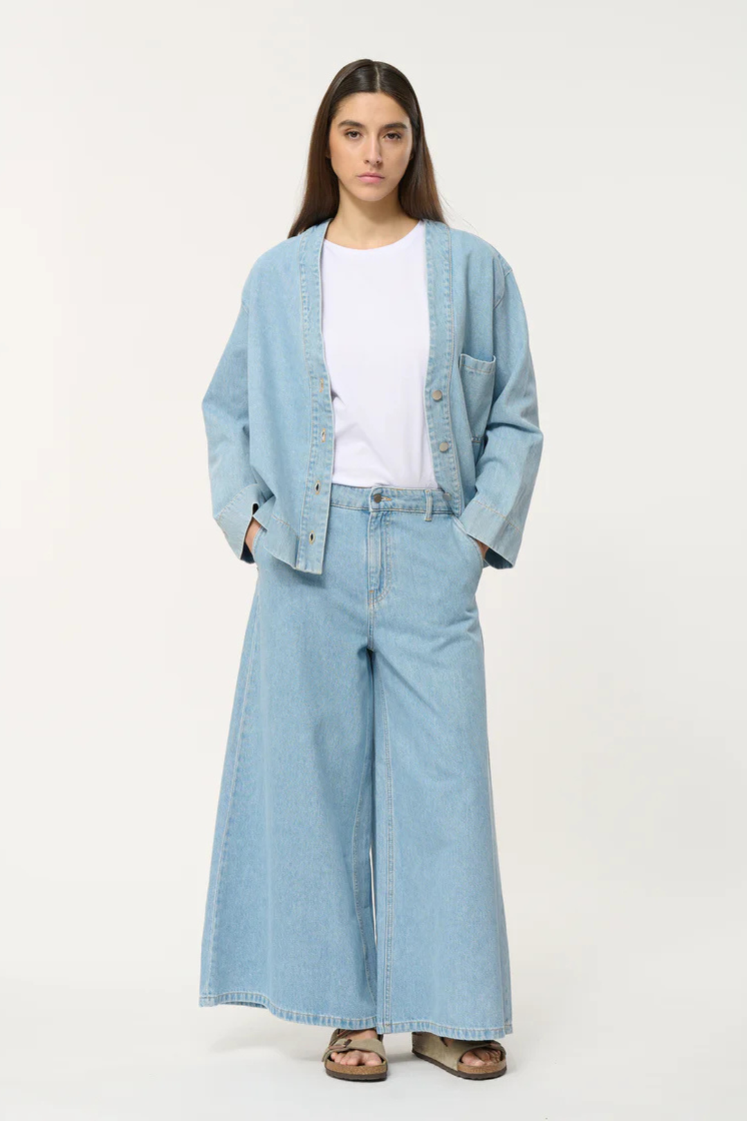 Humility Jake Denim Light Wide-leg Jeans