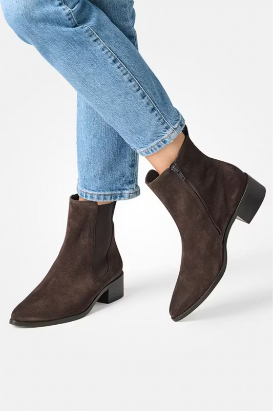 Paul Green Mocca Soft Suede Chelsea Boot