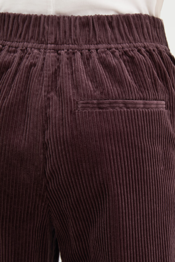 Marc O'Polo Black Cherry Wide Pull-On Trousers