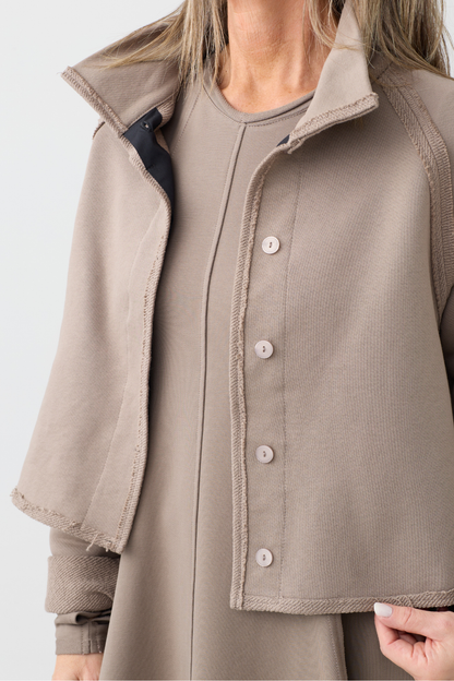 Kedziorek Taupe Cropped Jacket 5554
