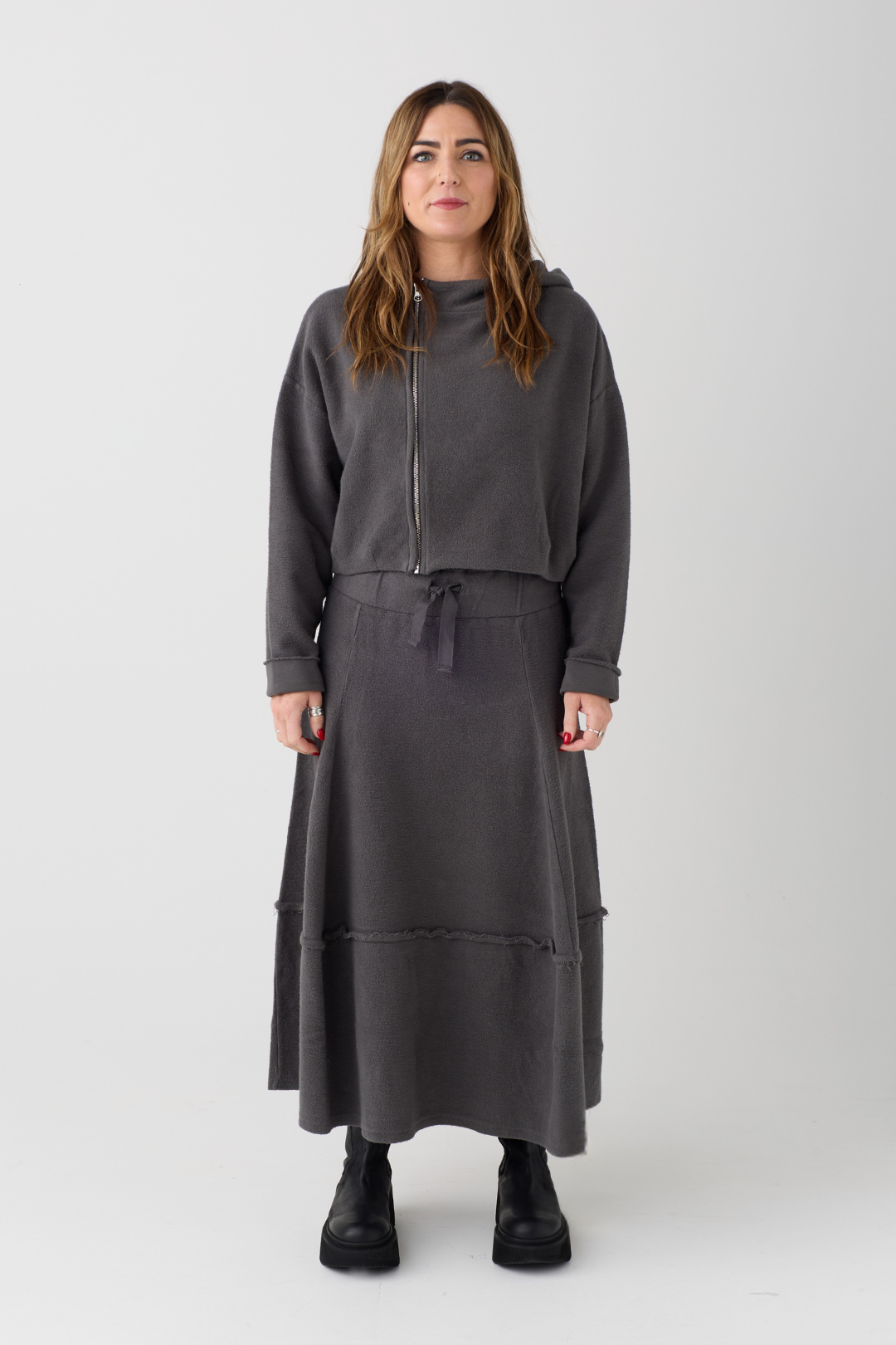 Lurdes Bergada Grey Skirt