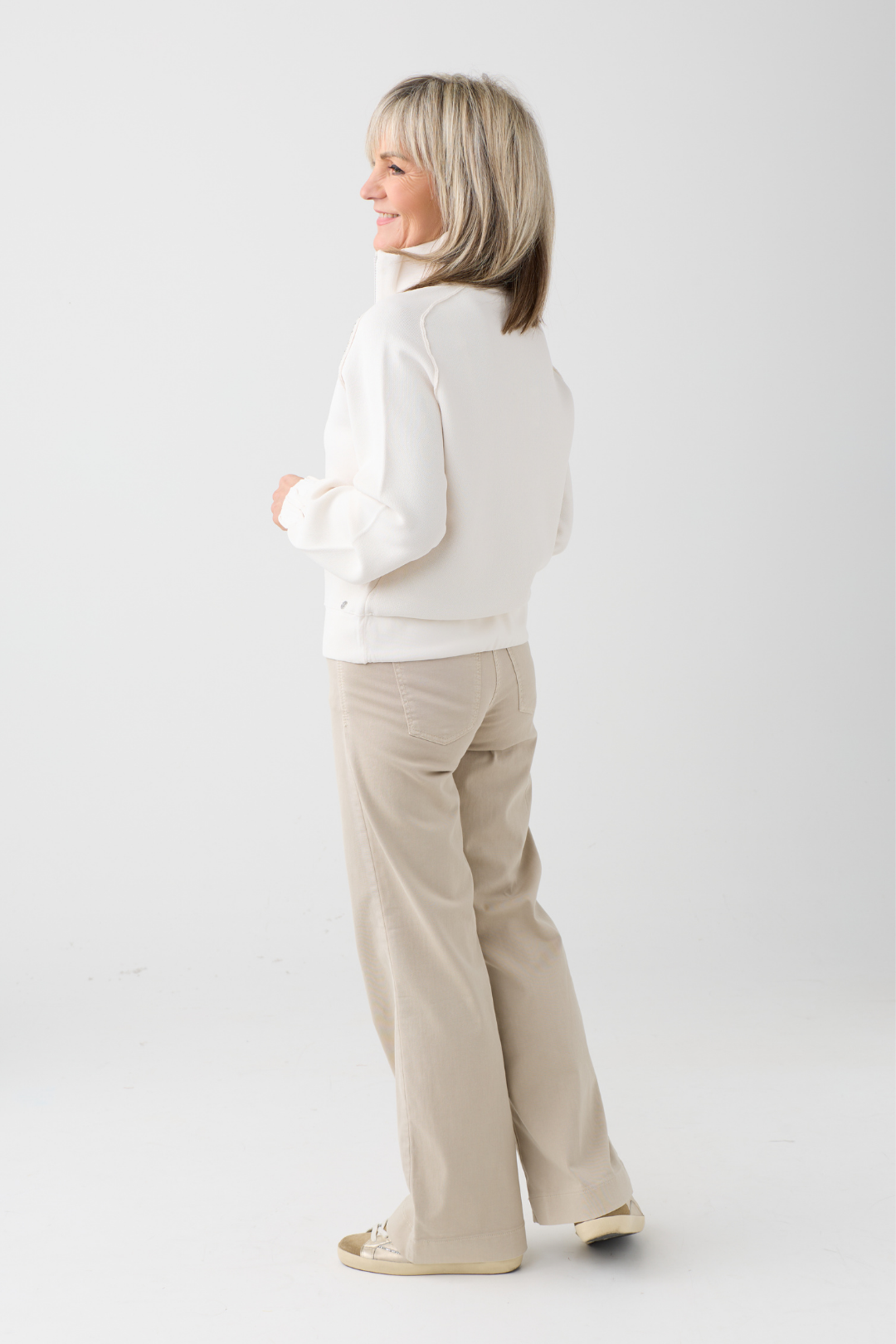 Mac Dream Wide Smoothly Beige Jeans