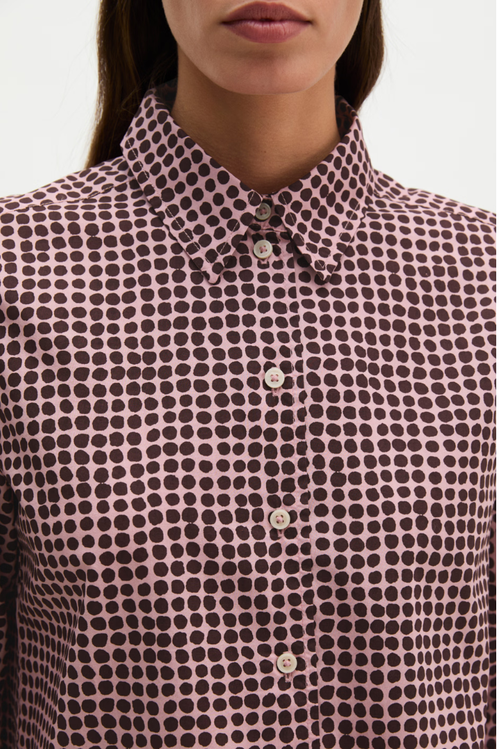 Marc O'Polo Dark Red Long Sleeve Blouse