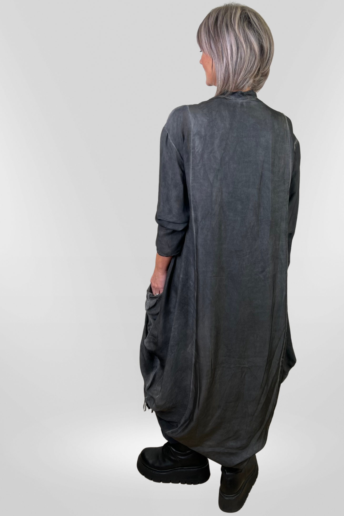 Sanctamuerte Grey Storm Long Shirt