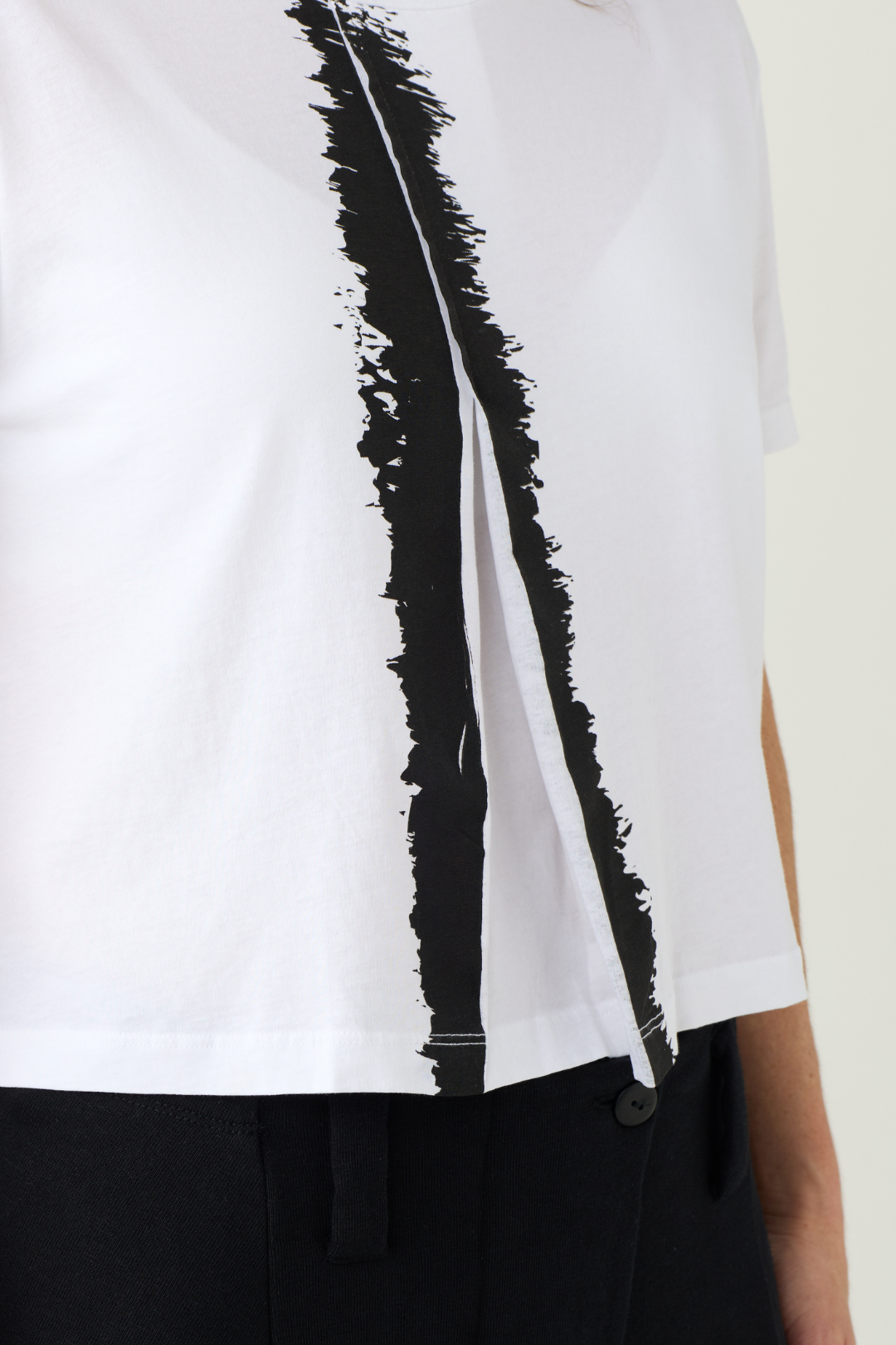 Lurdes Bergada White/Black T-Shirt 701