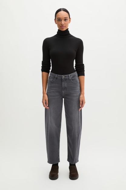 Marc O'Polo Medium Grey Lara Barrel Jeans