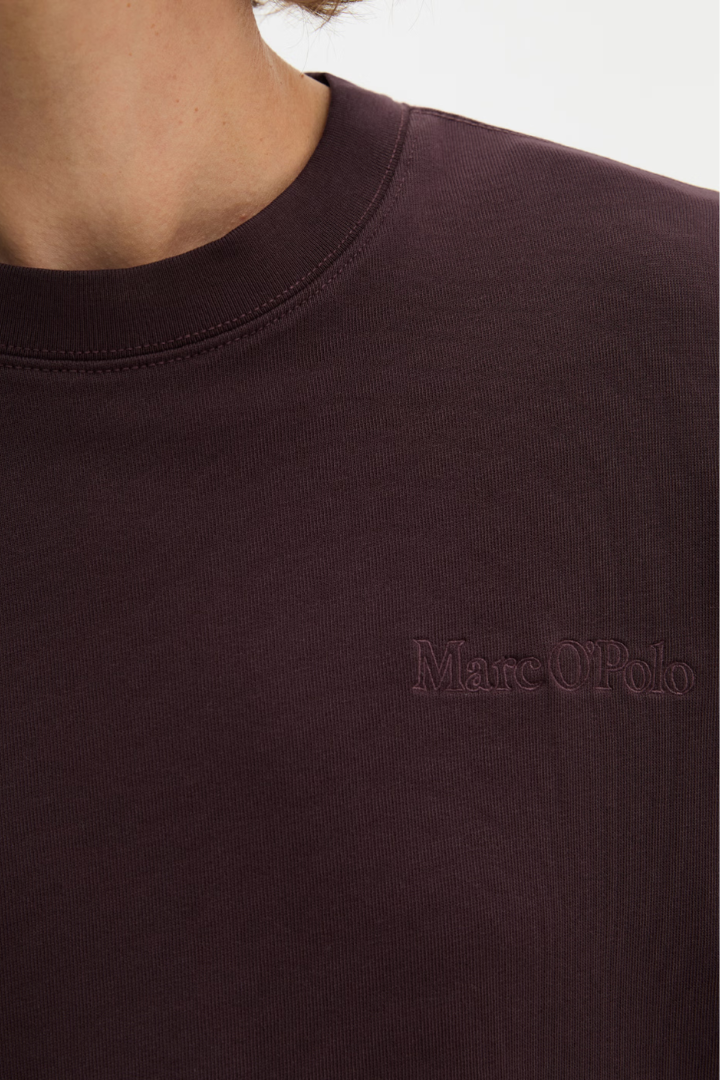Marc O'Polo Black Cherry Cropped Sweatshirt
