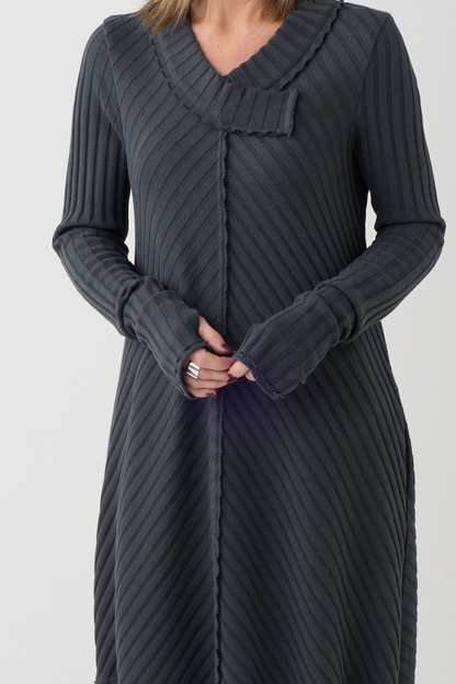 KZR Peat Ribbed Dress