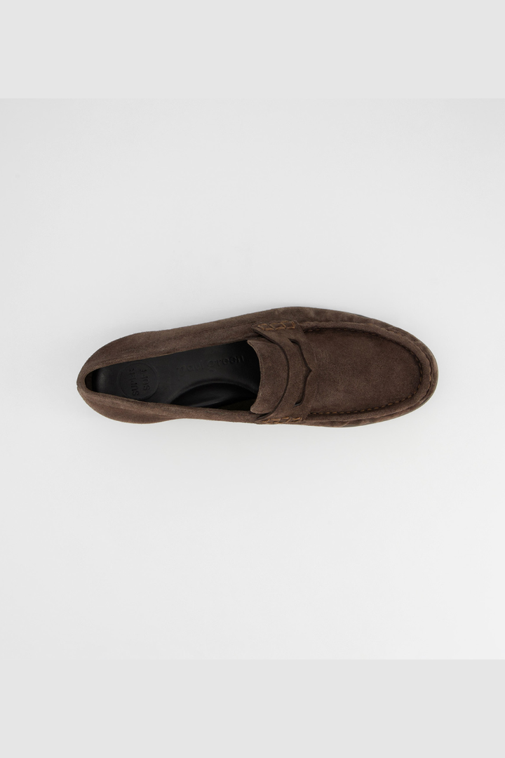 Paul Green Mocca Soft Suede Loafer