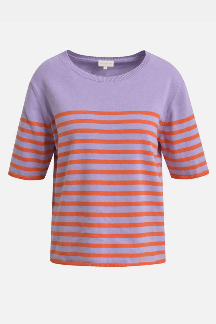 Milano Violet Stripe Jumper