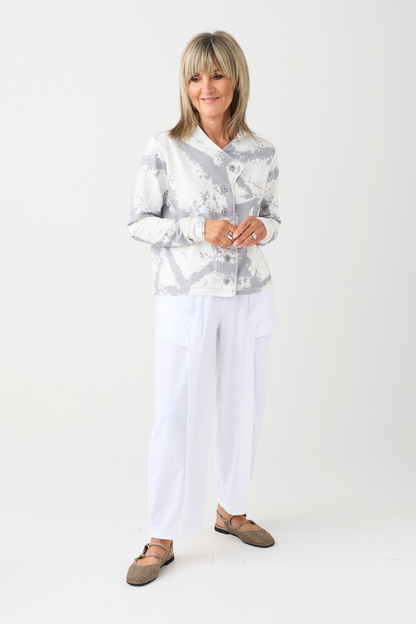 Naya White Balloon Shape Trouser