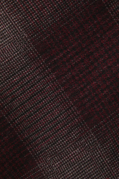 Humility MINORI Burgundy Plaid Dress