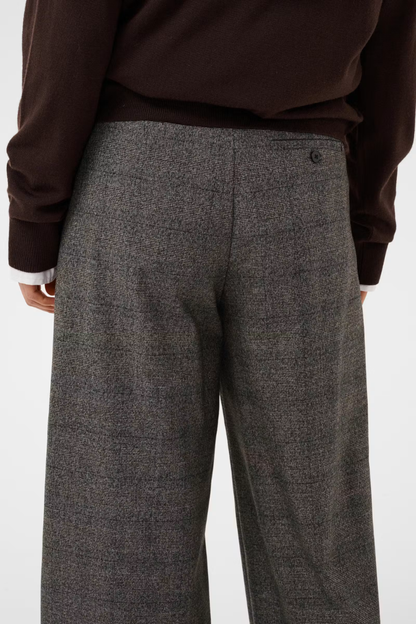 Part Two Ninni Black Check Trouser
