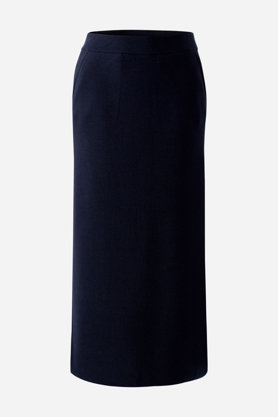 Oui Rock Dark Blue Knitted Skirt