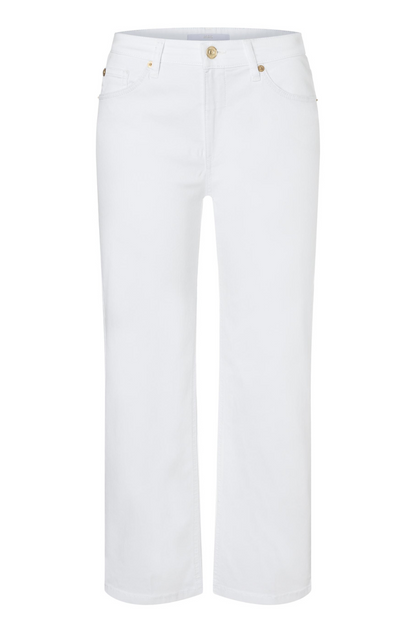 Mac White Denim Culotte