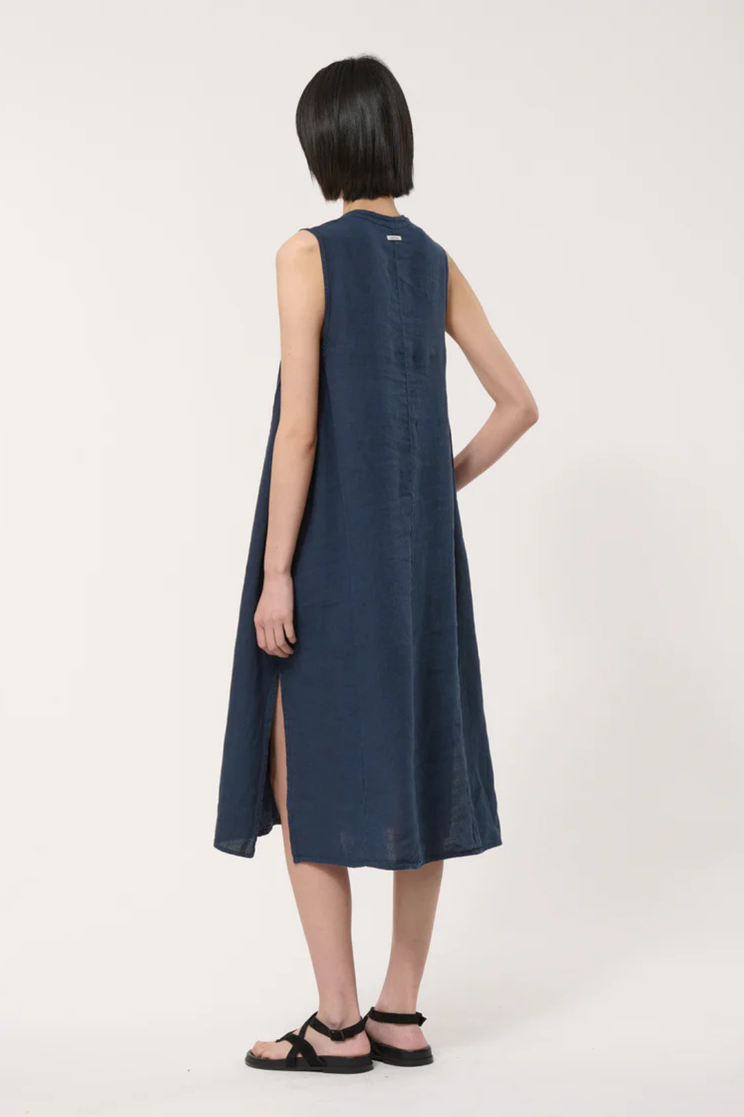 Humility BONITAR-L Navy Linen Dress