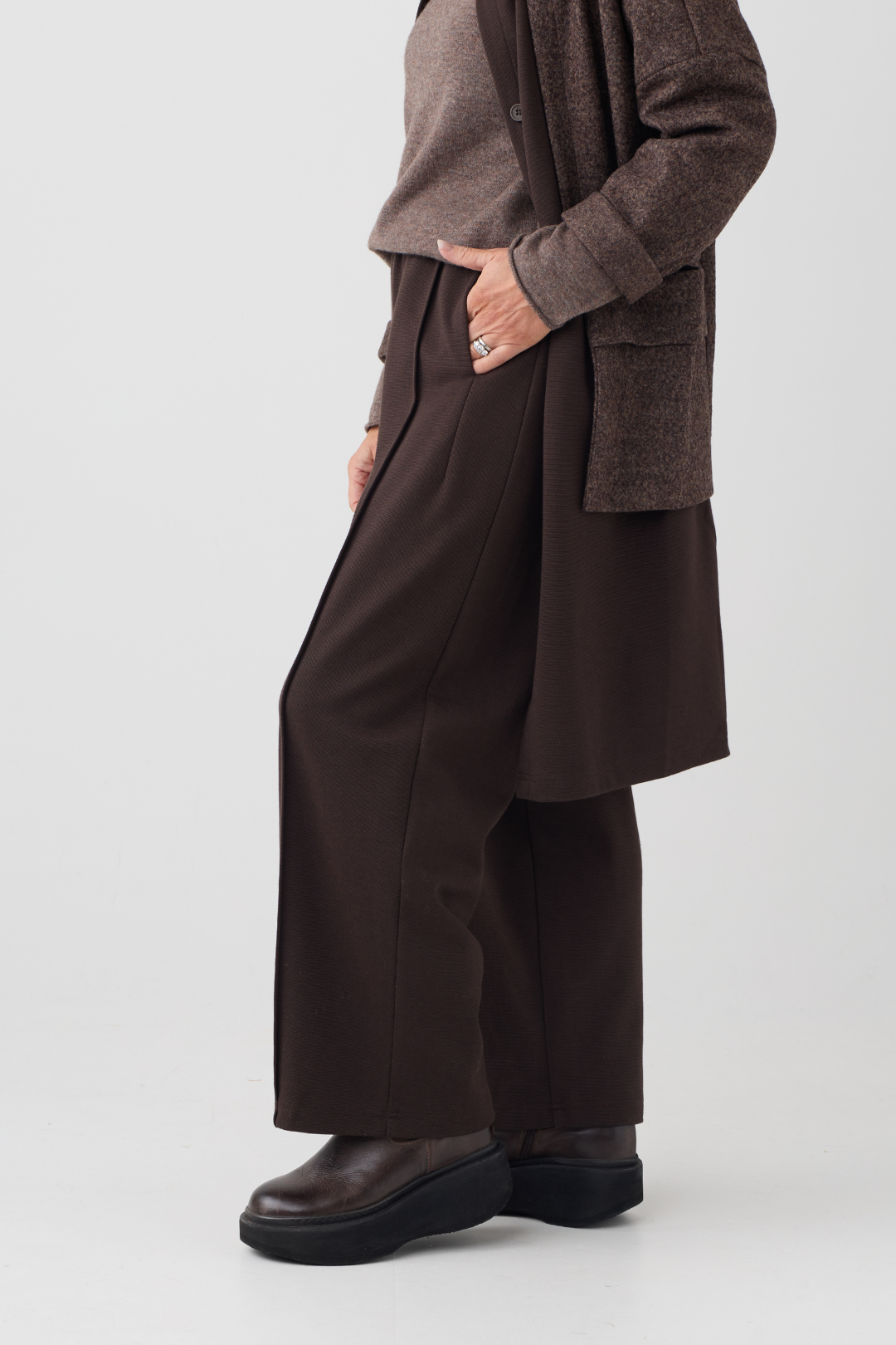 el2 Dark Brown Trouser 8091