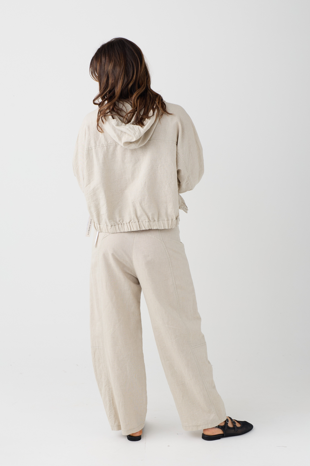 Lurdes Bergada Natural Barrel Trouser