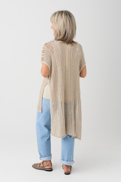 Sanctamuerte Sand Shell Open Side Knit S333