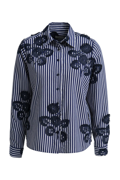 Milano Navy Stripe Shirt