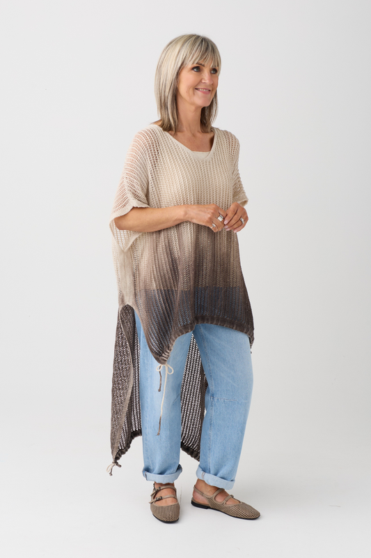 Sanctamuerte Sand Shell/Tabacco Long Knit S308