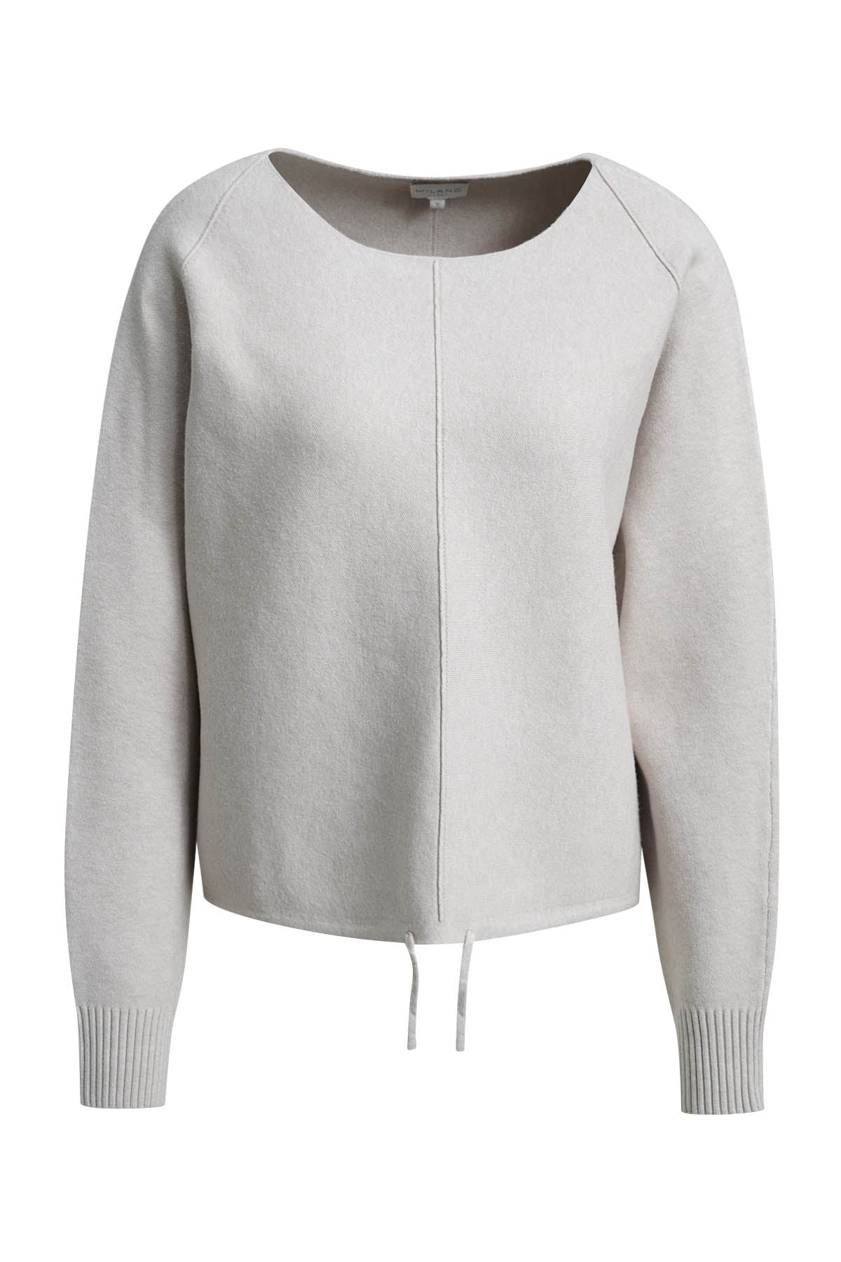Milano Sand Drawstring Hem Jumper