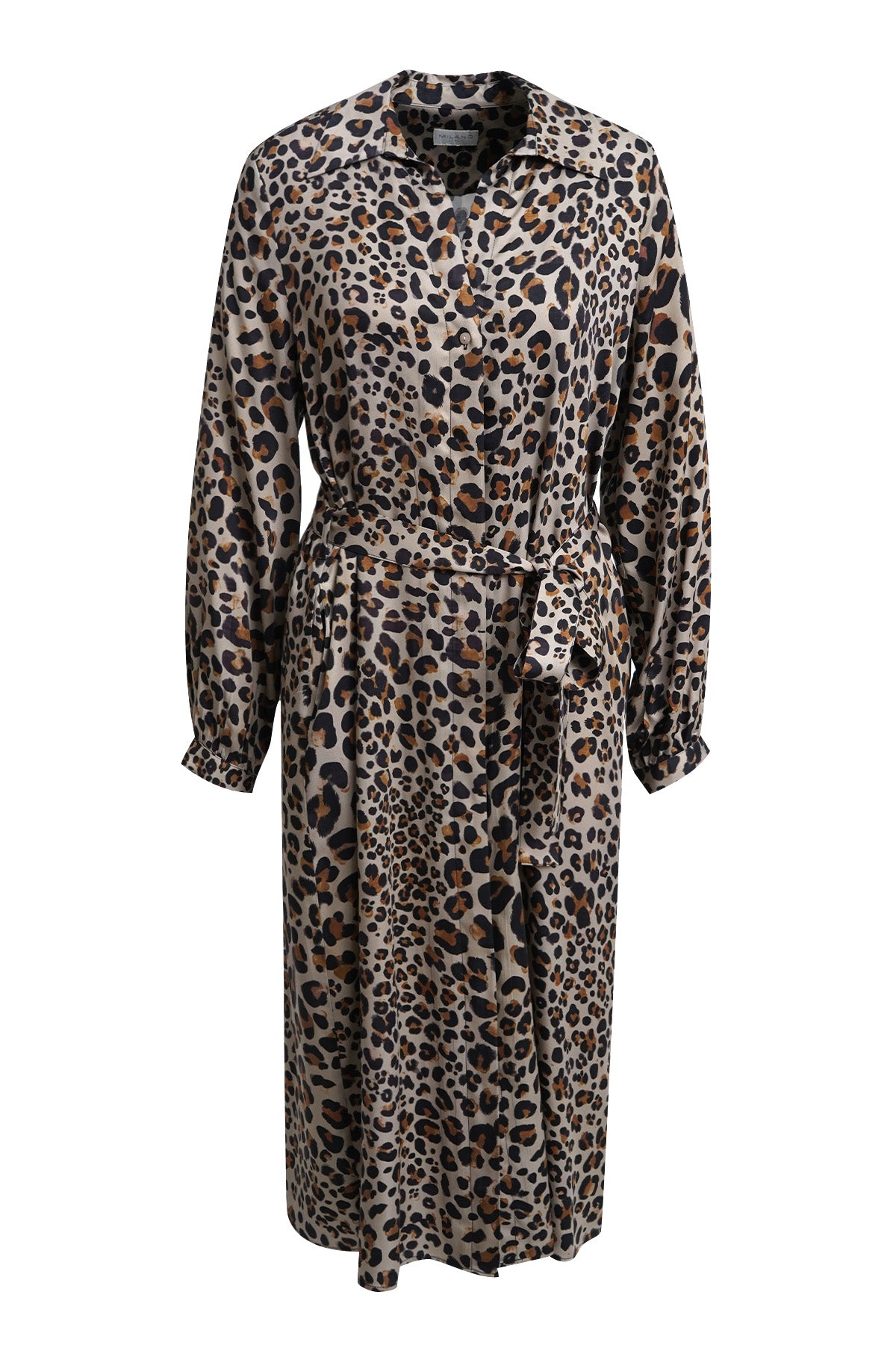 Milano Caramel Animal Print Dress