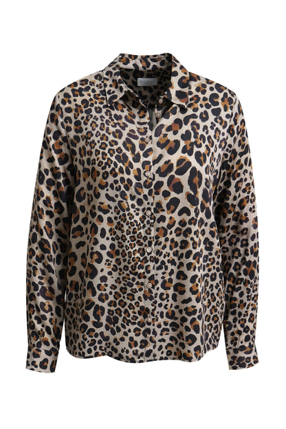 Milano Caramel Animal Print Blouse