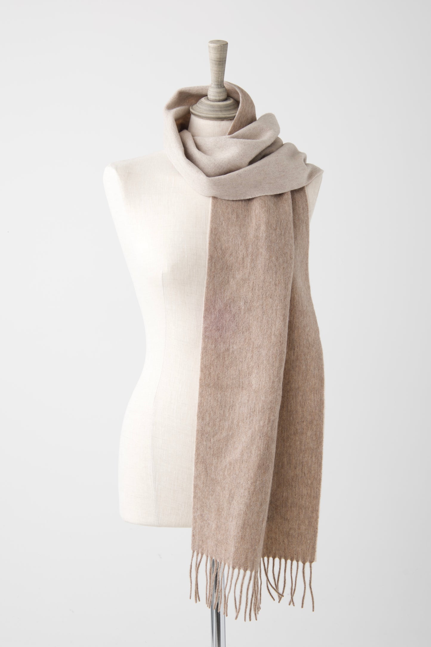 el2 Beige Contrast Scarf