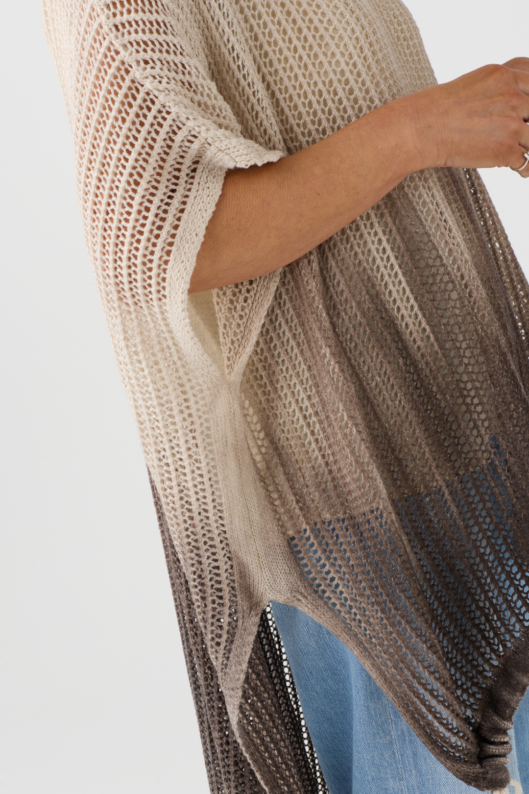 Sanctamuerte Sand Shell/Tabacco Long Knit S308