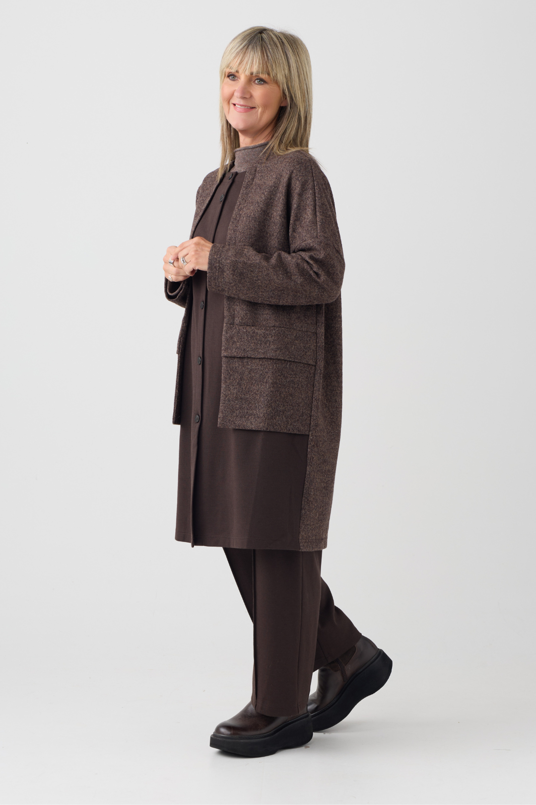 el2 Dark Brown Trouser 8091