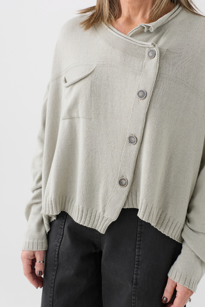 Lurdes Bergada Stone Cardigan 812