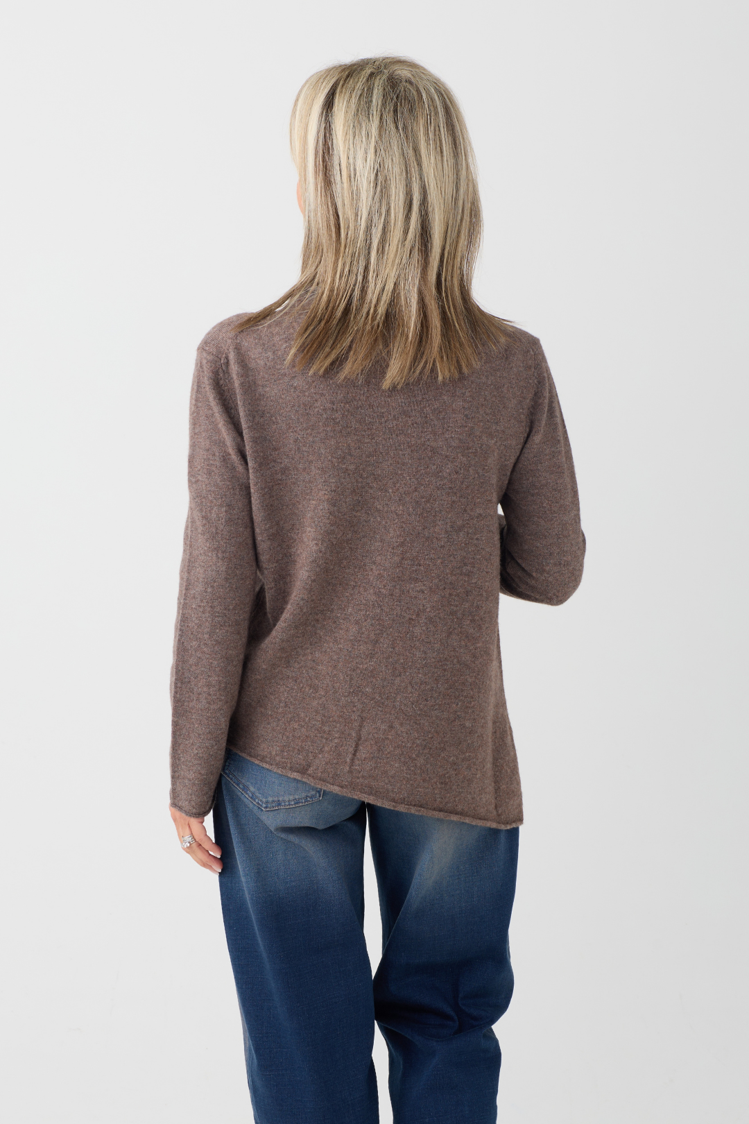 el2 Brown Roll Neck Jumper 1108