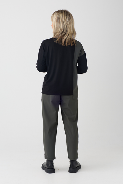 Naya Thyme Drawstring Tab Hem Trouser