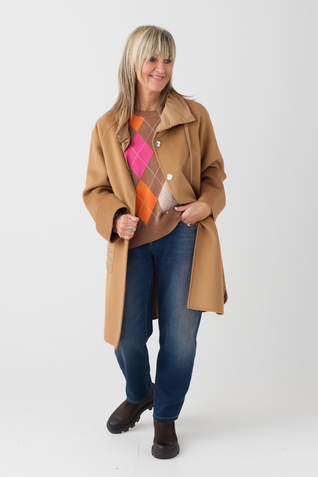 Milano Chilli Print Round Neck Jumper