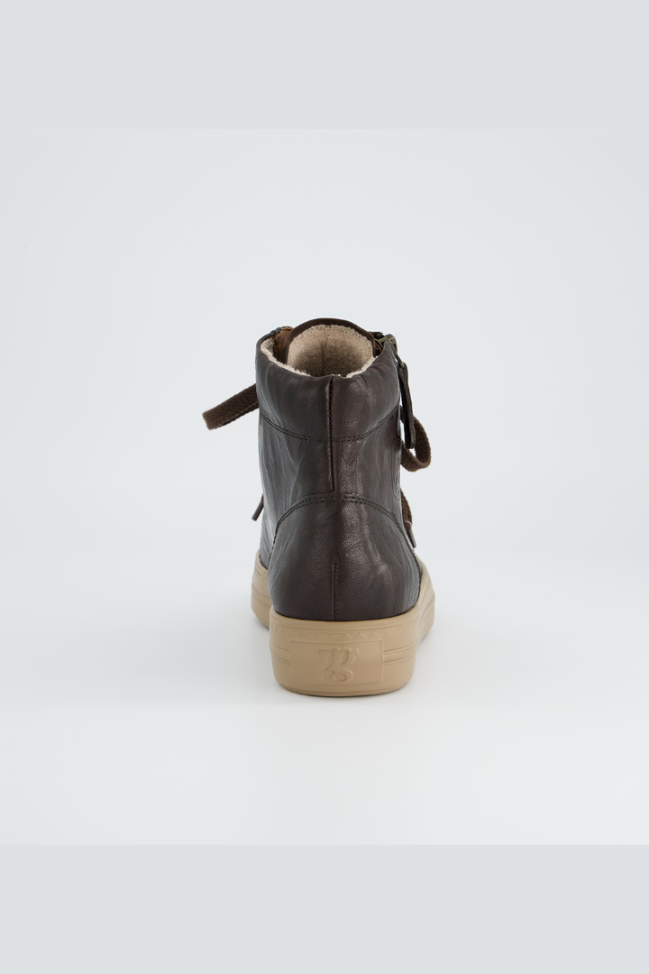 Paul Green Brown Sport Nappa Hightop Trainer